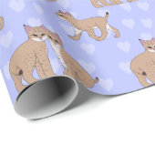 Baby Bobcats Geschenkpapier (Rolleneckpunkt)