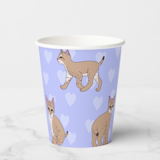 Baby Bobcats Pappbecher (Rückseite)