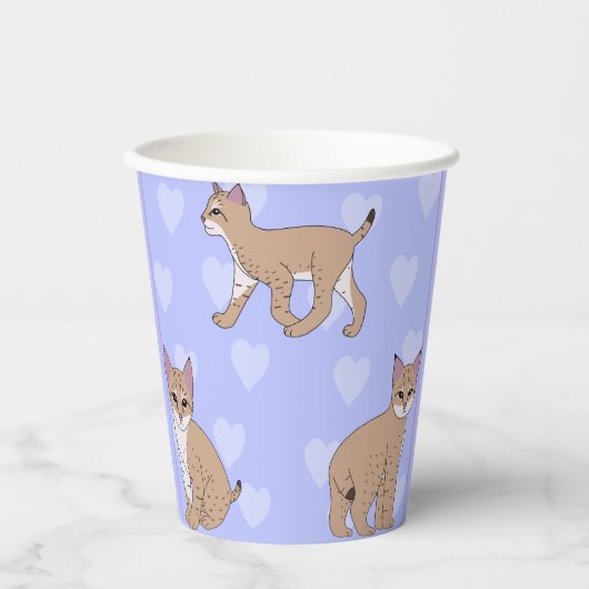 Baby Bobcats Pappbecher (Vorderseite)