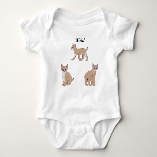 Baby Bobcats Strampler (Vorderseite)