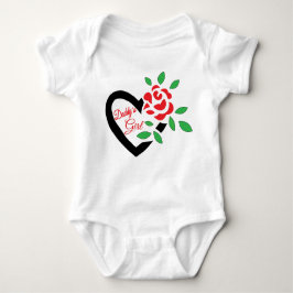 Baby Body Anzug: Daddy's Girl Baby Strampler