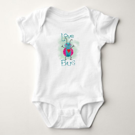 Baby Body Anzug Liebe Bug Strampler (Vorderseite)