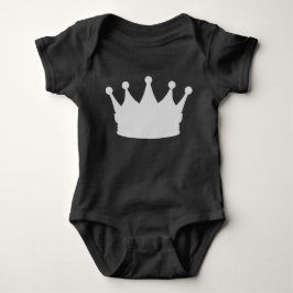Baby Body Black Strampler