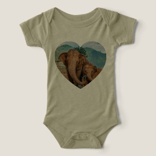 Baby Body  Elefante para bebe  (Design Vorderseite)