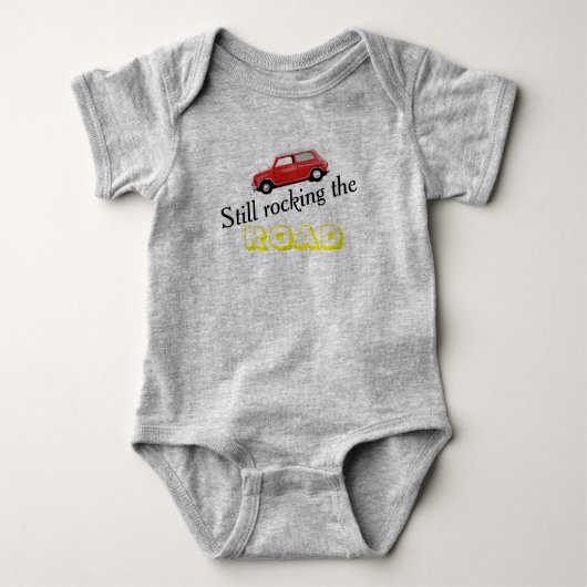 Baby Body Mini Cooper  Baby Strampler (Vorderseite)