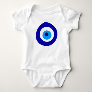 Baby Body mit Blau Nazar! Strampler