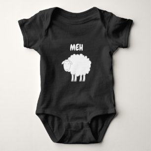 Baby-Body mit süßem Schaf-Bauernhof-Tierdesign Baby Strampler