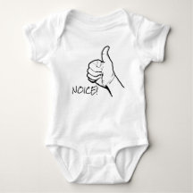 Baby body NICE THUMB UP