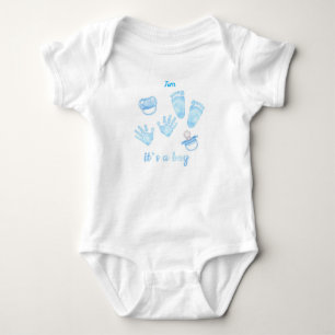 Baby-Body - Willkommen kleiner Junge Baby Strampler