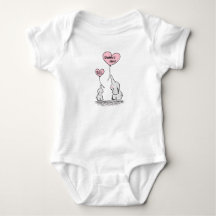 Baby-Bodyanzug: Daddys Mädchen Mamas Prinzessin