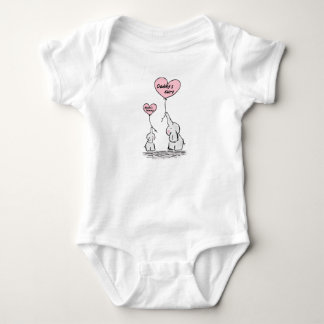 Baby-Bodyanzug: Daddys Mädchen Mamas Prinzessin Baby Strampler