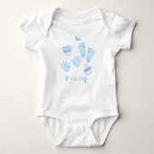 Baby Bodysuit - Begrüßungsbaby Baby Strampler (Vorderseite)