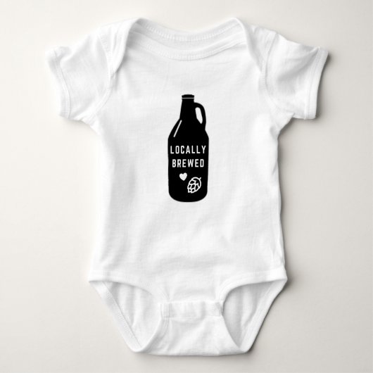 Baby Bodysuit | Bier Lover | Brew Baby Baby Strampler (Vorderseite)