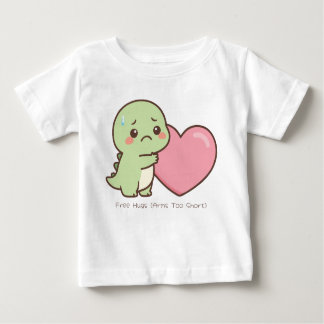 Baby Bodysuit - Cute Sad Dinosaur with Short Arms  Baby T-shirt