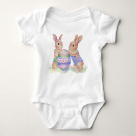 Baby Bodysuit Egg Bunnies Baby Strampler