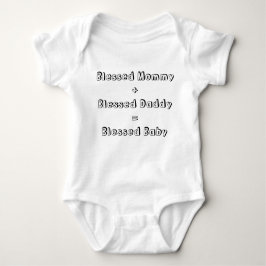 Baby-Bodysuit gesegneter Mama-Vati Baby Strampler