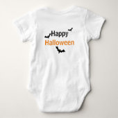 Baby Bodysuit - hey BOO Geist / Fleet Baby Strampler (Rückseite)