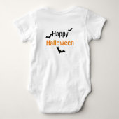 Baby Bodysuit - hey BOO Geist / Fleet Strampler (Rückseite)