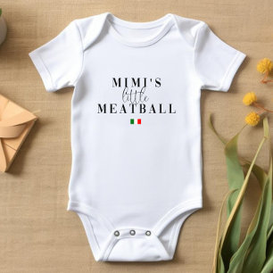 Baby Bodysuit Kleines Meatball Italienisches Baby Strampler