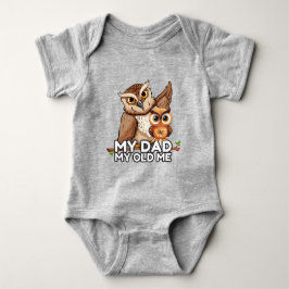 Baby Bodysuit : Mein Vater Mein altes Ich (grau) Baby Strampler