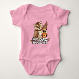 Baby Bodysuit : Mein Vater Mein altes Ich (pink) Strampler