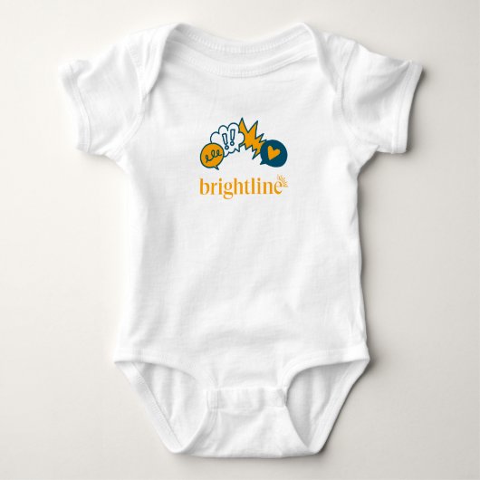 Baby - Bodysuit mit Illustration und Logo Baby Strampler (Vorderseite)