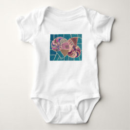 Baby Bodysuit mit Nautilus Strampler