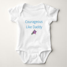 Baby Bodysuit - mutig wie Daddy