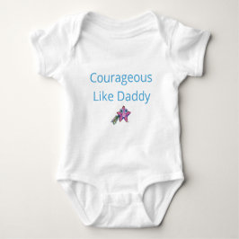 Baby Bodysuit - mutig wie Daddy Baby Strampler