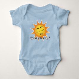 Baby Bodysuit : Nehmen Sie ein Nickerchen (blau) Baby Strampler