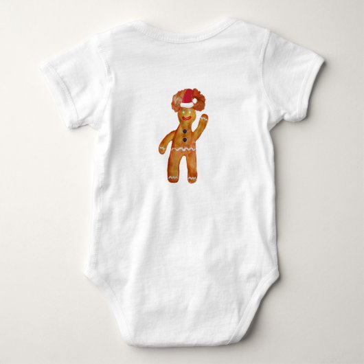 Baby Bodysuit Niedlich Hund Baby Strampler (Rückseite)