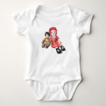 Baby Bodysuit Onsie mit Rag Dolls