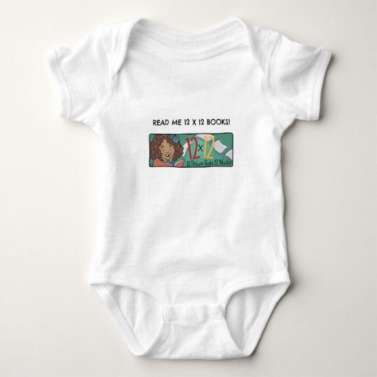 Baby Bodysuit Reader Girl Baby Strampler (Vorderseite)