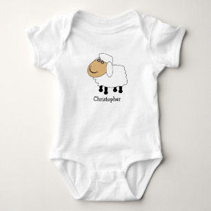 Baby Bodysuit Sheep Design Strampler