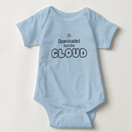 Baby-Bodysuit "Von der Cloud heruntergeladen" Baby Strampler