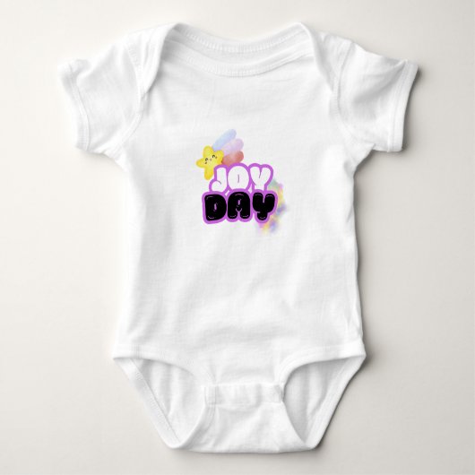 Baby Bodysuits Unisex Joy Day Colorfull (Vorderseite)