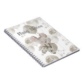 Baby Boho Balloon & Baby Mouse Notizblock (Rechte Seite)