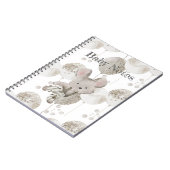 Baby Boho Balloon & Baby Mouse Notizblock (Linke Seite)