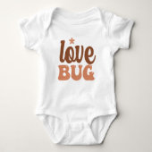 Baby Boho Liebe Bug Baby Strampler (Vorderseite)