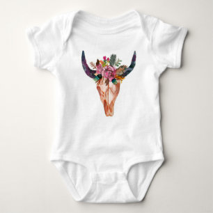 Baby Boho Longhorn Baby Strampler