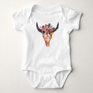 Baby Boho Longhorn Strampler