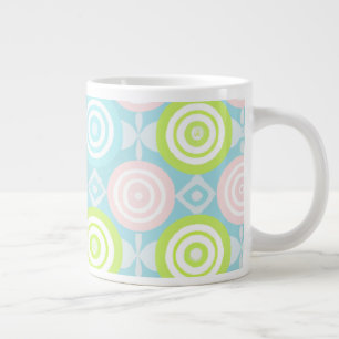 Baby-Boho-Muster mit Kreisen Jumbo-Tasse