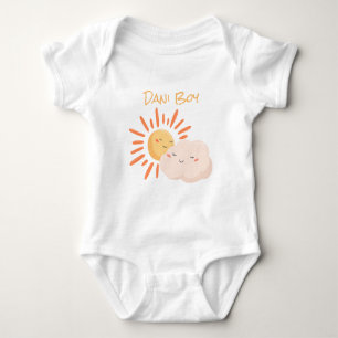 Baby Boho Niedlich Cloudy Sunshiney Strampler