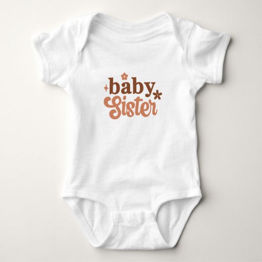 Baby Boho Schwesterchen Strampler (Vorderseite)