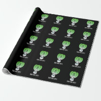 Baby Bok Choy Funny Veggie Pun Dark BG