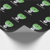 Baby Bok Choy Funny Veggie Pun Dark BG Geschenkpapier (Ecke)
