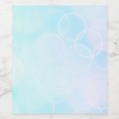 Baby Bokeh - Blue Weinetikett (Einzelnes Label)