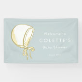 Baby Bonnet Baby Showbanner Banner (Horizontal)