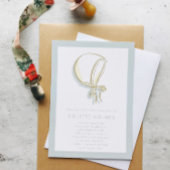 Baby Bonnet Baby Shower Einladung