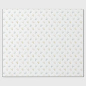 Baby Bonnet Wrapping Paper Geschenkpapier (Flach)